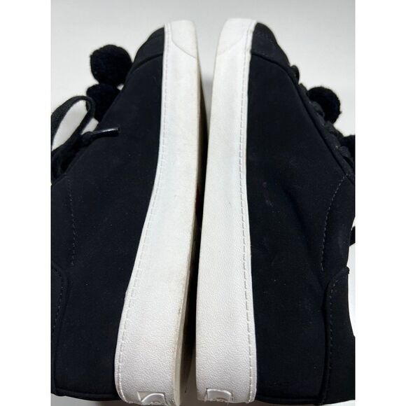 Sam Edelman Circus Suede Pom Pom Sneaker Shoes. Black. Size 8 - Picture 8 of 10